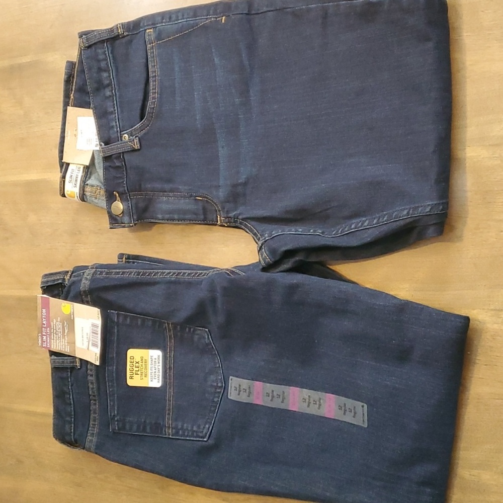 Women's Carharrt skinny leg Jeans 2 pair NWT